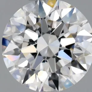 0.54 Carat Round D VVS2 Natural Diamond
