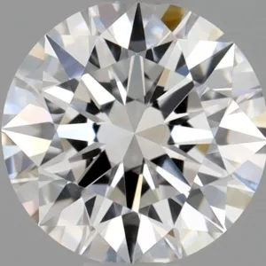 0.54 Carat Round D VVS2 Natural Diamond