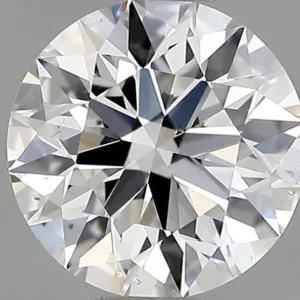 0.56 Carat Round D SI1 Natural Diamond