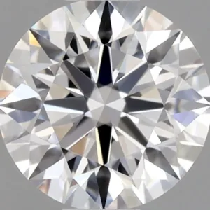 0.57 Carat Round D VVS2 Natural Diamond