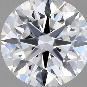 0.57 Carat Round E VVS1 Natural Diamond
