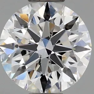 0.59 Carat Round E VVS1 Natural Diamond