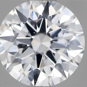 0.59 Carat Round F SI1 Natural Diamond