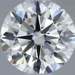 0.6 Carat Round D VVS2 Natural Diamond