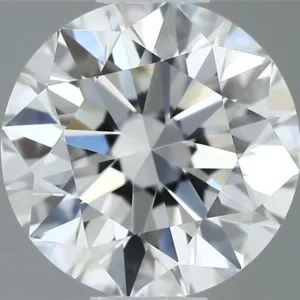 0.6 Carat Round D VVS2 Natural Diamond