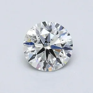0.6 Carat Round F SI1 Natural Diamond