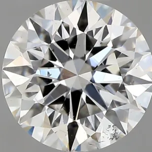 0.6 Carat Round H SI1 Natural Diamond