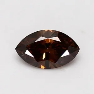 0.62 Carat Marquise Fancy Dark Brown SI2 Natural Diamond