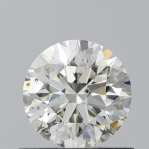 0.64 Carat Round K SI2 Natural Diamond
