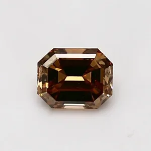 0.7 Carat Emerald Fancy Brown Natural Diamond