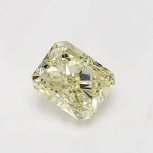 0.7 Carat Radiant Fancy Light Yellow VS2 Natural Diamond
