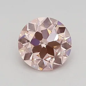 0.71 Carat Round Fancy Intense Pink VVS2 Lab Diamond