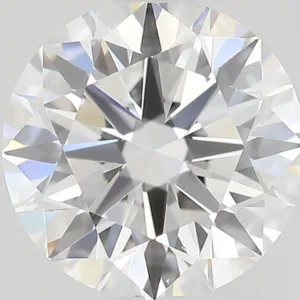 0.74 Carat Round F VVS1 Natural Diamond