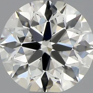 0.74 Carat Round F VVS1 Natural Diamond