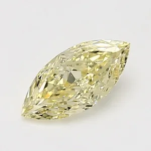 0.81 Carat Marquise Fancy Light Yellow VVS1 Natural Diamond