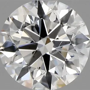 0.9 Carat Round D SI1 Natural Diamond