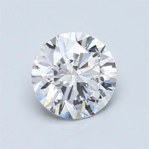 0.9 Carat Round D SI1 Natural Diamond
