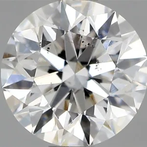 0.9 Carat Round F SI2 Natural Diamond