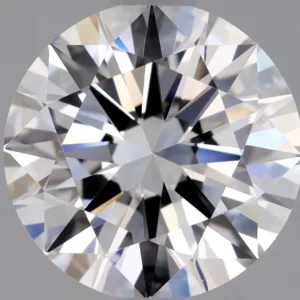 0.9 Carat Round F VVS2 Natural Diamond