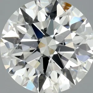 0.9 Carat Round H SI1 Natural Diamond