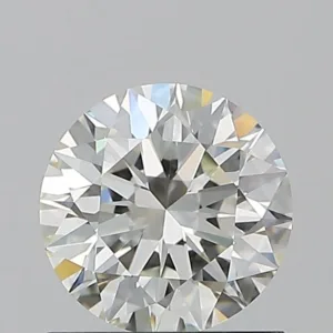 0.9 Carat Round I VVS1 Natural Diamond