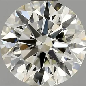 0.9 Carat Round J SI1 Natural Diamond