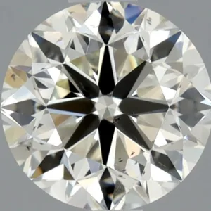 0.9 Carat Round K SI1 Natural Diamond