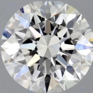 0.91 Carat Round F VVS2 Natural Diamond