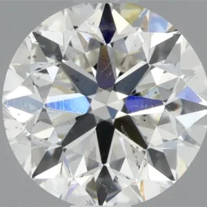 0.91 Carat Round H SI2 Natural Diamond