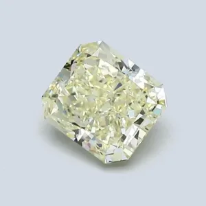 0.92 Carat Radiant Light Yellow VS2 Natural Diamond
