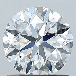1 Carat Round D VVS2 Natural Diamond