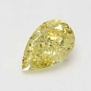 1.01 Carat Pear Yellow I1 Natural Diamond
