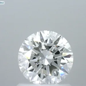 1.02 Carat Round D SI2 Natural Diamond