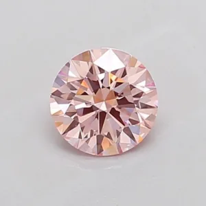 1.06 Carat Round Fancy Intense Pink VS1 Lab Diamond
