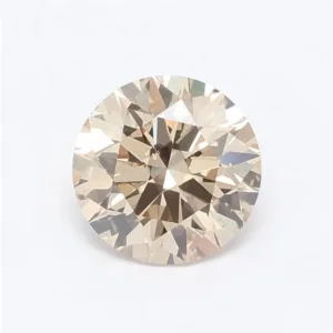 1.07 Carat Round Fancy Light Yellow VS2 Lab Diamond