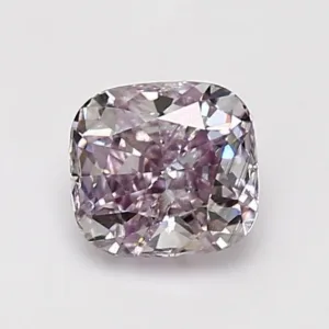 1.08 Carat Cushion Brilliant Fancy Purple I1 Natural Diamond