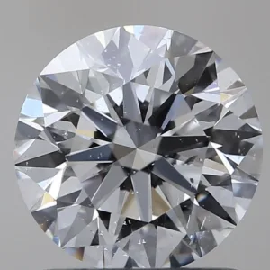 1.08 Carat Round D SI2 Natural Diamond