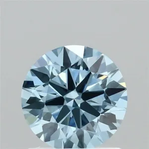 1.08 Carat Round Fancy Vivid Blue VS2 Lab Diamond