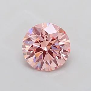 1.09 Carat Round Fancy Intense Pink VVS2 Lab Diamond