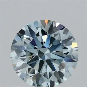 1.1 Carat Round Fancy Intense Blue VS2 Lab Diamond