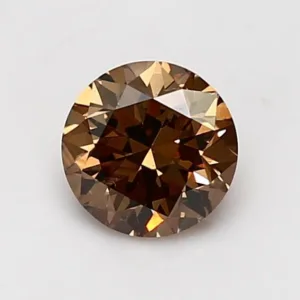 1.11 Carat Round Fancy Brown VS2 Natural Diamond