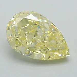 1.14 Carat Round Fancy Vivid Yellow VS1 Lab Diamond