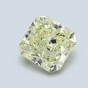 1.17 Carat Radiant Light Yellow VS2 Natural Diamond