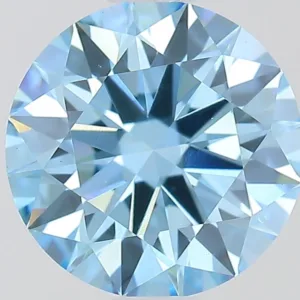 1.17 Carat Round Fancy Vivid Blue VS1 Lab Diamond