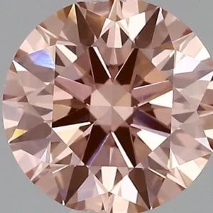 1.17 Carat Round Fancy Vivid Pink VVS2 Lab Diamond