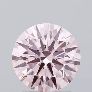 1.18 Carat Round Fancy Intense Pink VS1 Lab Diamond