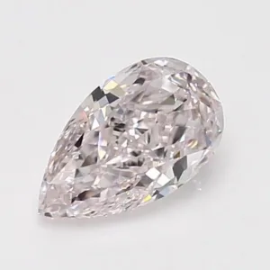 1.21 Carat Pear Fancy Light Pink VVS1 Natural Diamond