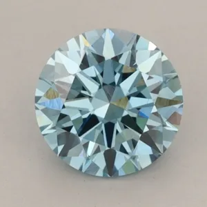 1.21 Carat Round Fancy Vivid Blue VS1 Lab Diamond