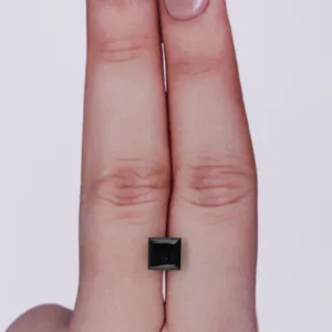 1.24 Carat Princess Black Natural Diamond