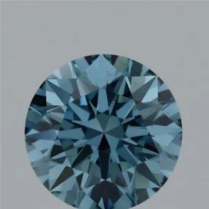 1.31 Carat Round Fancy Vivid Blue VS1 Lab Diamond